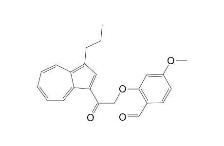 1-[2'-Formyl-5'-methoxyphenoxy)acetyl]-3-propylazulene