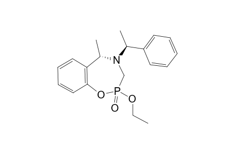 (2R,S)-2-ETHOXY-(5S)-5-METHYL-4-[(1'S)-1-PHENYLETHYL]-2,3,4,5-TETRAHYDRO-1,4,2-BENZOXAZAPHOSPHEPINE-2-OXIDE