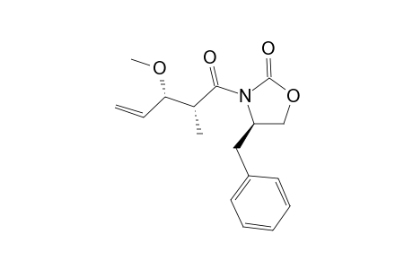 (R)-4-Benzyl-3-[(2R,3S)-3-methoxy-2-methyl-pent-4-enoyl]-oxazolidin-2-one