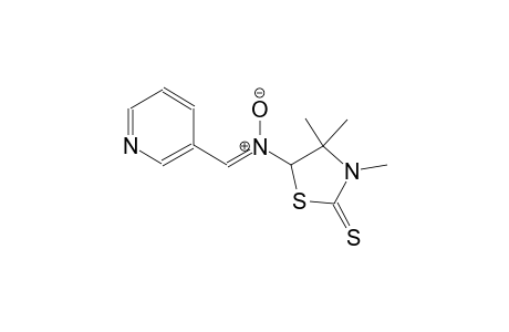 3,4,4-trimethyl-5-[(Z)-oxido(3-pyridinylmethylene)amino]-1,3-thiazolidine-2-thione