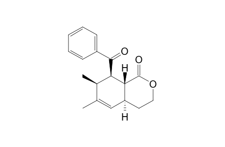 (4aS*,7S*,8R*,8aR*)-8-Benzoyl-6,7-dimethyl-3,4,4a,7,8,8ahexahydro-1H-isochromene-1-one