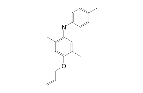 4-(ALLYLOXY)-2,5-DIMETHYL-N-(PARA-TOLYL)-ANILINE