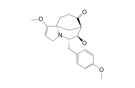 (5S,6R,7S,11R)-6-HYDROXY-1-METHOXY-5-(4-METHOXYBENZYL)-6,7,9,10-TETRAHYDRO-3H-7,10A-METHANOPYRROLO-[1,2-A]-AZOCINE-8(5H)-ONE