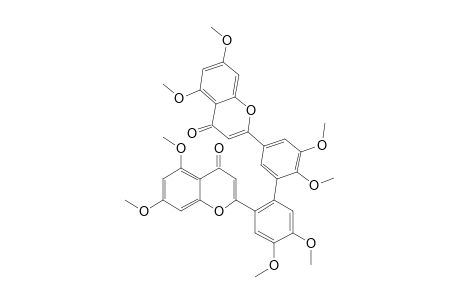 BIS-5',6'-(3',4',5,7-TETRAMETHOXY-FLAVONE)