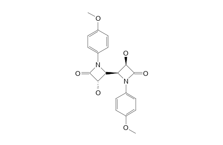 (3S*,4R*,3'R*,4'S*)-4,4'-BIS-(1-PARA-ANISYL-3-HYDROXY-AZETIDIN-2-ONE)