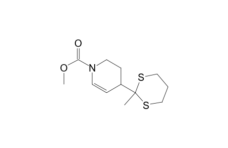 1(2H)-Pyridinecarboxylic acid, 3,4-dihydro-4-(2-methyl-1,3-dithian-2-yl)-, methyl ester