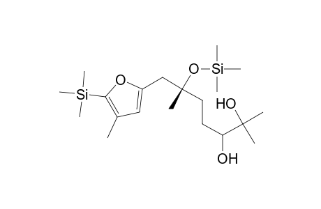 (6R)-2,6-Dimethyl-7-[4-methyl-5-trimethylsilyl-2-furanyl]-6-[(trimethylsilyl)oxy]-2,3-heptanediol