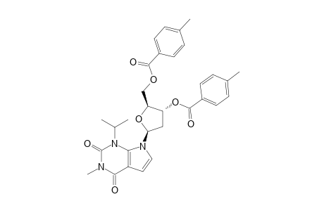 7-[2'-DEOXY-3',5'-DI-O-(PARA-TOLUOYL)-ALPHA-D-ERYTHROPENTOFURANOSYL]-1-ISOPROPYL-3-METHYLPYRROLO-[2,3-D]-PYRIMIDINE-2,4-DIONE