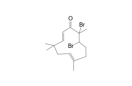 (2E,9E)-6,7-DIBROMO-2,9-HUMURADIEN-8-ONE;DOMINANT-ISOMER