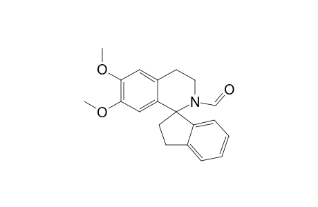 2-FORMYL-6,7-DIMETHOXY-1,2,3,4-TETRAHYDRO-ISOQUINOLINE-1-SPIRO-1'-INDANE