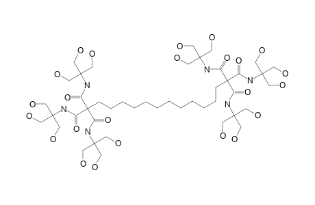 N,N',N'',N''',N'''',N'''''-HEXAKIS-[2-HYDROXY-1,1-BIS-(HYDROXYMETHYL)-ETHYL]-ALPHA,ALPHA,ALPHA,OMEGA,OMEGA,OMEGA-TETRADECANEHEXACARBOXAMIDE