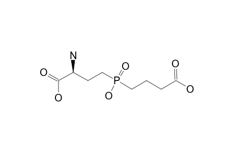 (3-S)-4-[((3-AMINO-3-CARBOXY)-PROPYL)-(HYDROXY)-PHOSPHINYL]-BUTANOIC_ACID;LSP1-2042