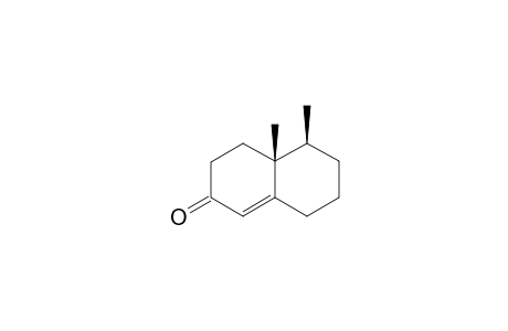 (4S,5R)-TRINOREREMOPHIL-9-EN-8-ONE