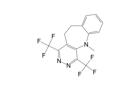 10,11-Dihydro-5-methyl-1,4-bis(trifluoromethyl)-5H-pyridazino[4,5-b][1]benzazepine