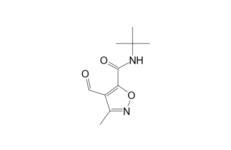 5-Isoxazolecarboxamide, N-(1,1-dimethylethyl)-4-formyl-3-methyl-