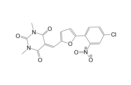 5-{[5-(4-chloro-2-nitrophenyl)-2-furyl]methylene}-1,3-dimethyl-2,4,6(1H,3H,5H)-pyrimidinetrione