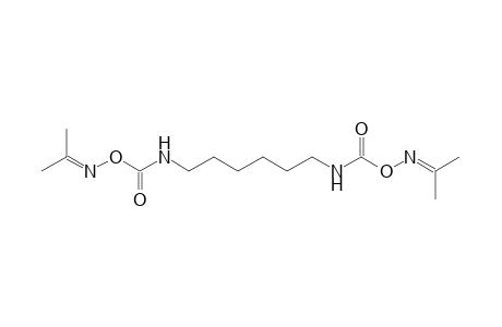 acetone, O,O'-(hexamethylenedicarbamoyl)dioxime