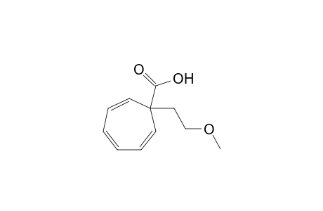 2,4,6-Cycloheptatriene-1-carboxylic acid, 1-(2-methoxyethyl)-