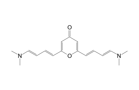 2,6-Bis[(1E,3E)-4-(dimethylamino)-1,3-butadienyl]-4H-pyran-4-one