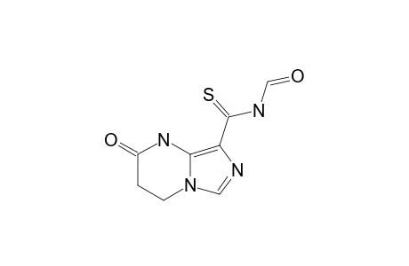 N-FORMYL-2-OXO-1,2,3,4-TETRAHYDRO-1H-IMIDAZO-[1.5-A]-PYRIMIDINE-8-THIOCARBOXAMIDE