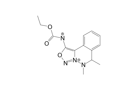 1-[(ETHOXYCARBONYL)-AMINO]-5,6-DIHYDRO-5,6-DIMETHYL-[1.2.3]-OXADIAZOLO-[4.3-A]-PHTHALAZIN-4-IUM_INNER_SALT