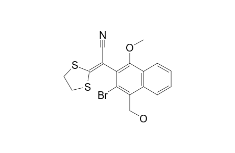 3-Bromo-1,4-dimethoxy.alpha.-1,3-dithiolan-2-ylidene-2-naphthalene-acetonitrile