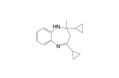 2-Methyl-2,4-dicyclopropyl-2,3-dihydro-1H-1,5-benzodiazepine