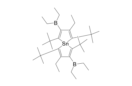 1,4,6,9-TETRA-(TERT.-BUTYL)-2,7-BIS-(DIETHYLBORYL)-3,8-DIETHYL-5-STANNASPIRO-[4.4]-NONA-1,3,6,8-TETRAENE