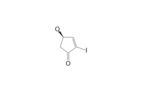 (4R)-4-HYDROXY-2-IODO-CYCLOPENT-2-ENONE