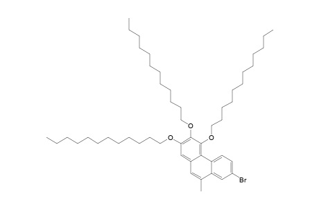 7-Bromo-2,3,4-tris(dodecyloxy)-9-methylphenanthrene