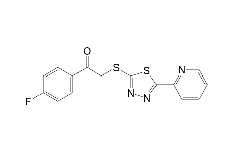 4'-fluoro-2-{[5-(2-pyridyl)-1,3,4-thiadiazol-2-yl]thio}acetophenone