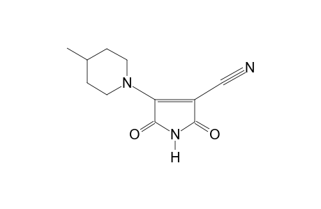 2-cyano-3-(4-methylpiperidino)maleimide