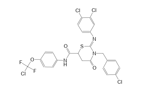 2H-1,3-thiazine-6-carboxamide, N-[4-(chlorodifluoromethoxy)phenyl]-3-[(4-chlorophenyl)methyl]-2-[(3,4-dichlorophenyl)imino]tetrahydro-4-oxo-, (2Z)-