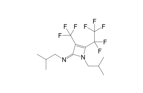 Isobutyl(1-isobutyl-4-pentafluoroethyl-3-trifluoromethyl-1,2-dihydroazet-2-ylidene)amine