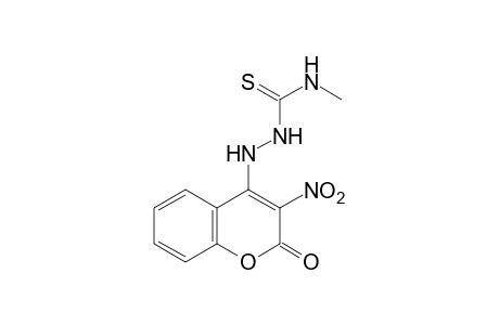 4-(4-methyl-3-thiosemicarbazido)-3-nitrocoumarin