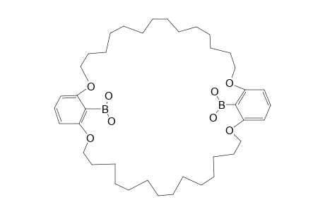 1,18(1,3)-BIS-[2-(DIHYDROXYBORO)-BENZENA]-CYCLO-[16.16]-TETRATRIACONTAPHANE