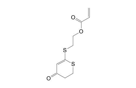 2-[(3,4-DIHYDRO-4-OXO-2-H-THIOPYRAN-6-YL)-THIO]-ETHYL_PROPENOATE