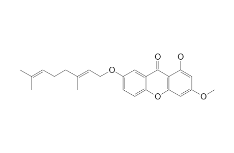 7-GERANYLOXY-1-HYDROXY-3-METHOXYXANTHONE