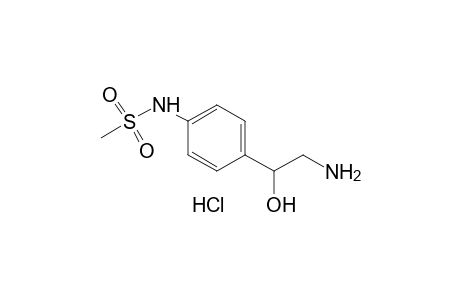 4'-(2-amino-1-hydroxyethyl)methanesulfonanilide, hydrochloride