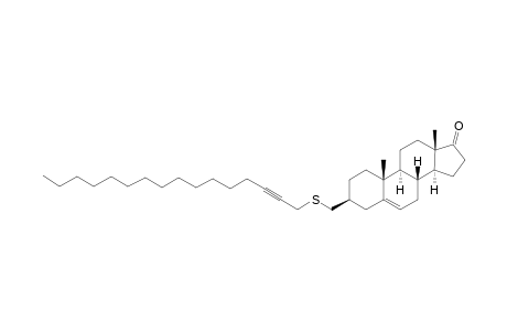 3-BETA-(HEXADEC-2-YNYL-THIAMETHYL)-ANDROST-5-EN-17-ONE