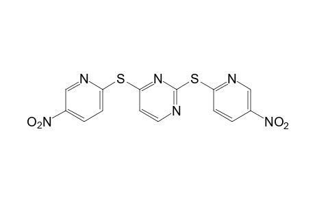 2,4-bis[(5-nitro-2-pyridyl)thio]pyrimidine