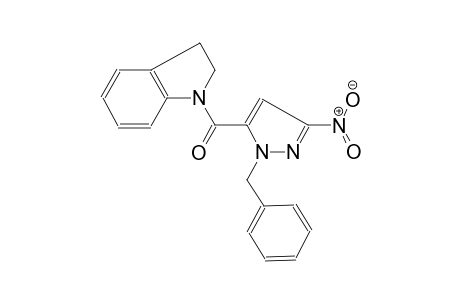 (2-Benzyl-5-nitro-2H-pyrazol-3-yl)-(2,3-dihydro-indol-1-yl)-methanone