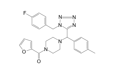 (4-Pyrrol1-[1-(4-fluoro-benzyl)-1H-tetrazol-5-yl]-2-p-tolyl-methylmorpho-piperazin-1-yl)-furan-2-yl-methanone