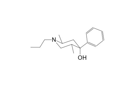 4-piperidinol, 2,5-dimethyl-4-phenyl-1-propyl-