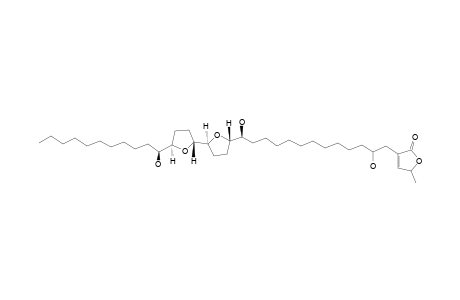 REL-(5S,2'R)-REL-(13'R,14'S,17'S,18'S,21'S,22'S)-3-(14',17':18',21'-DIEPOXY-2',13',22'-TRIHYDROXYDOTRIACONTYL)-5-METHYL-FURAN-2(5H)-ONE