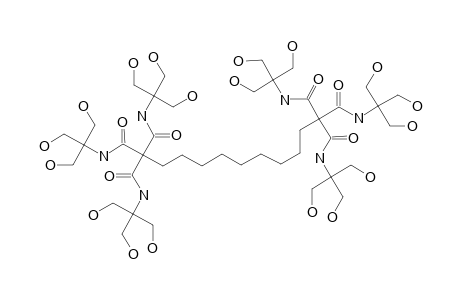 N,N',N'',N''',N'''',N'''''-HEXAKIS-[2-HYDROXY-1,1-BIS-(HYDROXYMETHYL)-ETHYL]-ALPHA,ALPHA,ALPHA,OMEGA,OMEGA,OMEGA-UNDECANEHEXACARBOXAMIDE