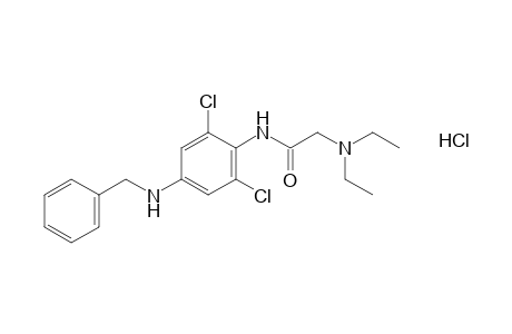 4'-(benzylamino)-2',6'-dichloro-2-(diethylamino)acetanilide, monohydrochloride