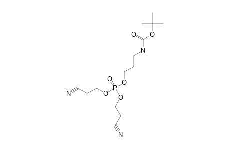 O,O-BIS-(2-CYANOETHYL)-[3-(TERT.-BUTYLOXYCARBONYLAMINO)-PROPYL]-PHOSPHATE