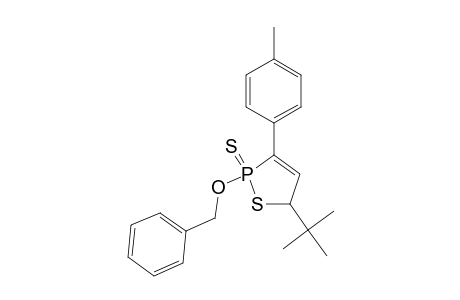 1,2-Thiaphosphole, 5-(1,1-dimethylethyl)-2,5-dihydro-3-(4-methylphenyl)-2-(phenylmethoxy)-, 2-sulfide