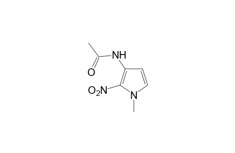 N-(1-methyl-2-nitropyrrol-3-yl)acetamide